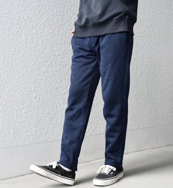 SHIPS any「SHIPS any:〈洗濯機可能〉ニット フリース 裏起毛 スリム ジョガー パンツ 25AW◇」|チノ|ネイビー