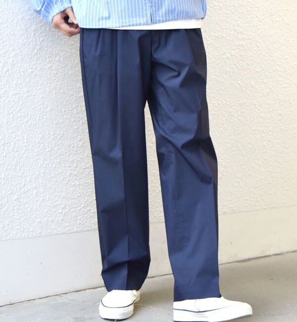 SHIPS any「SHIPS any:〈洗濯機可能〉SOLOTEX(R) タイプライター 2タック イージー パンツ◆」|チノ|