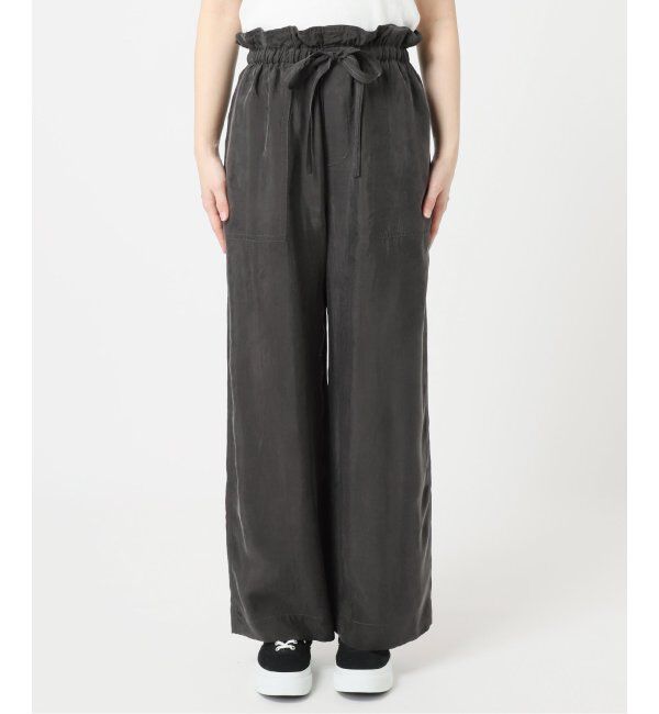 OUTDOOR PRODUCTS Usual Things「新色追加 キュプラステッチワークドロストワイドパンツ セットアップ対応」|スラックス|