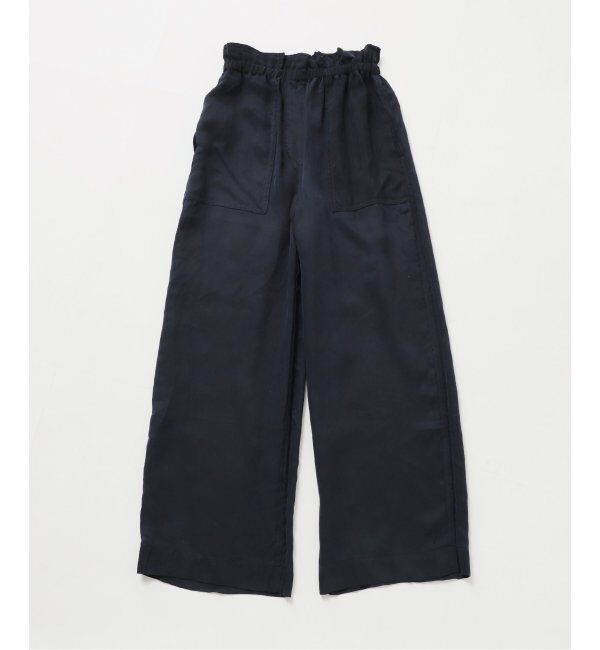 OUTDOOR PRODUCTS Usual Things「新色追加 キュプラステッチワークドロストワイドパンツ セットアップ対応」|スラックス|