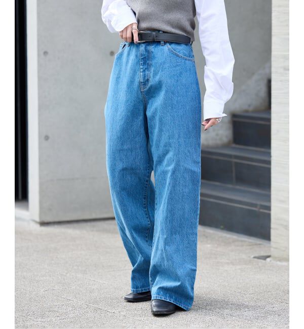 OUTDOOR PRODUCTS Usual Things「追4 ULTデニムハイライズルーズ5PKT」|デニム|