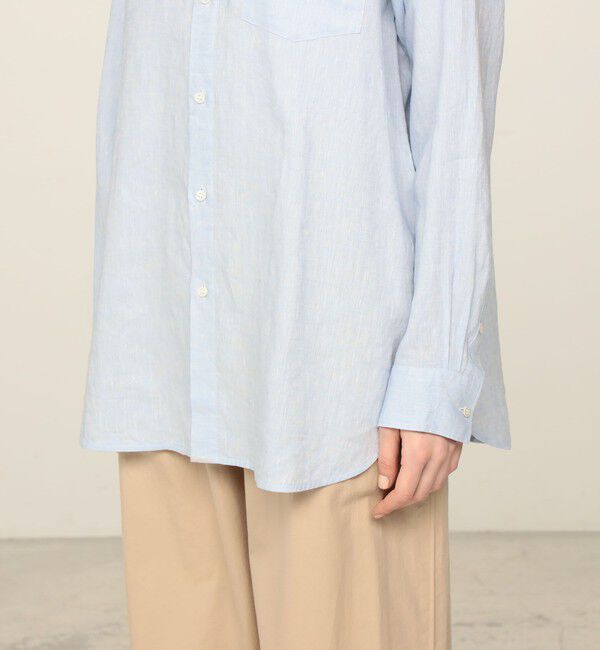 GALERIE VIE「リネン スタンドカラーシャツ」|シャツ・ブラウス|
