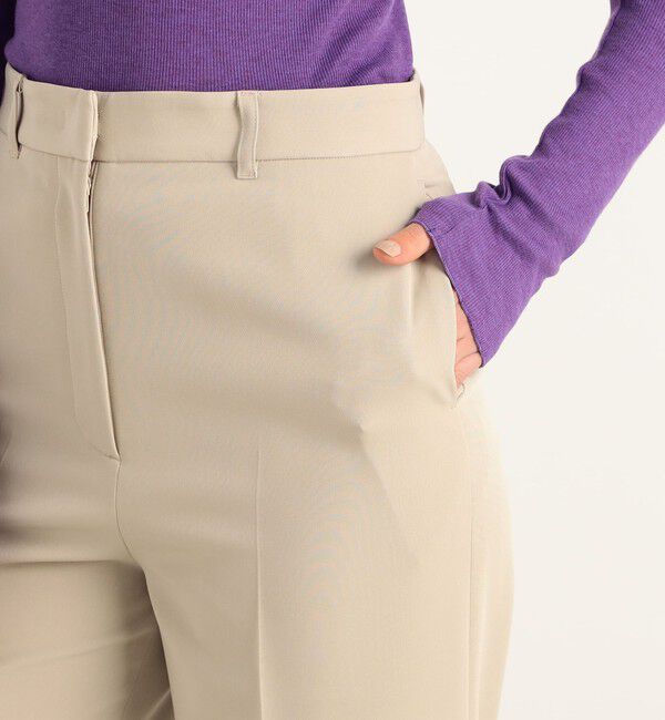 Ballsey「ライトダブルクロス セミフレアパンツ」|スラックス|