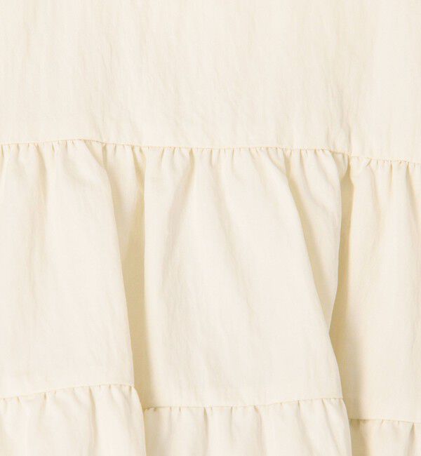 Ballsey「ハイカウントギャバジン ティアードブラウス」|シャツ・ブラウス|