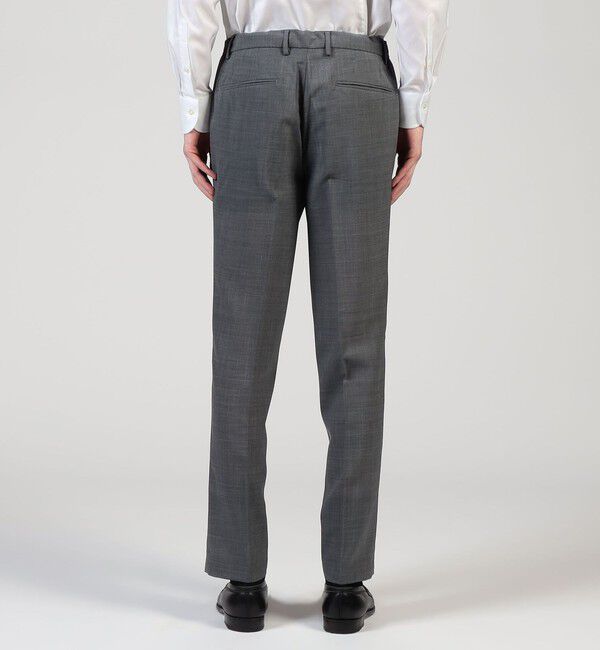 TOMORROWLAND MENS「Super120'sウールポリエステル 1プリーツイージースラックス」|スラックス|