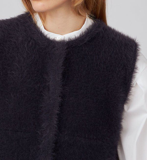 Ballsey「フェザーヤーン ペプラムベスト」|ベスト・ジレ|