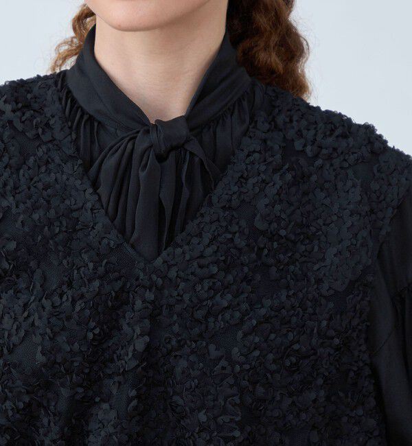 Ballsey「サークルフラワーチュール 2-wayミニトップス」|プルオーバー|