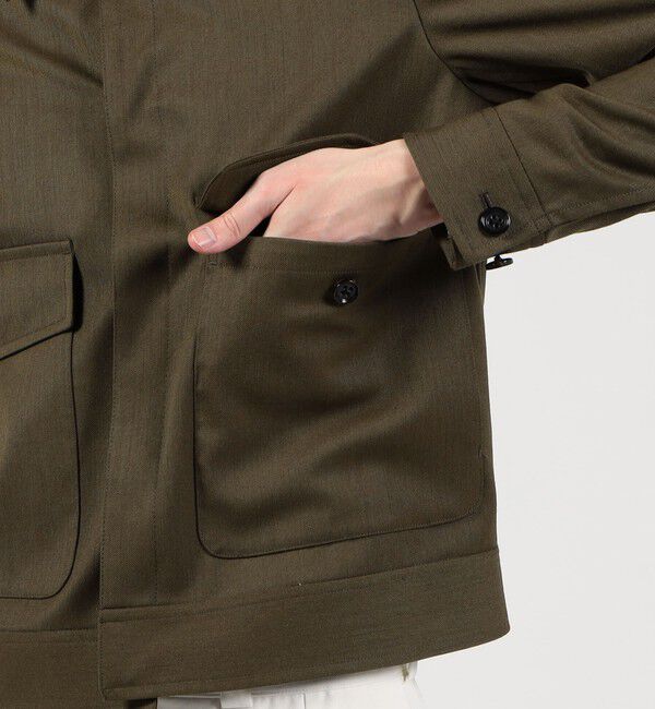 TOMORROWLAND MENS「パタゴニアウールソラーロ フライトジャケット DORMEUIL」|ブルゾン・スタジャン|