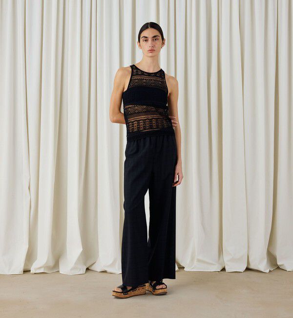 DES PRES「アキハチェックウール リラックスパンツ」|その他|