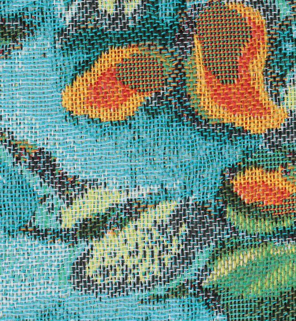 CABaN「ランドスケープジャカード ミディラップスカート」|スカート|