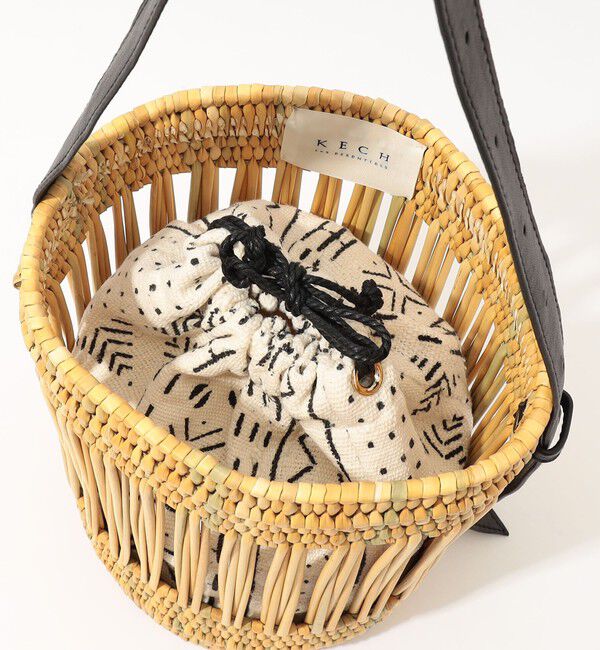 TOMORROWLAND GOODS「KECH LES ESSENTIAL ONE SHOULDER L バスケットバッグ」|かごバッグ|