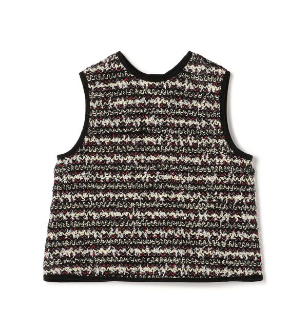 TOMORROWLAND collection「ファンシートリコット フロンタブルジレ」|ベスト・ジレ|18 ブラック系