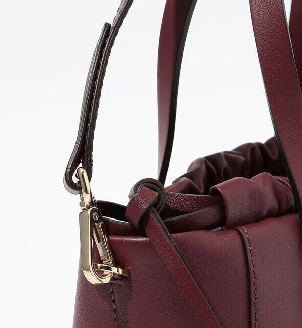 TOMORROWLAND GOODS「LORISTELLA ギャザー ショルダートート」|ハンドバッグ|