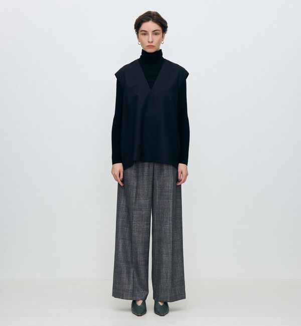 TOMORROWLAND collection「スーパーウールウィーブ Vネックトップス」|シャツ・ブラウス|
