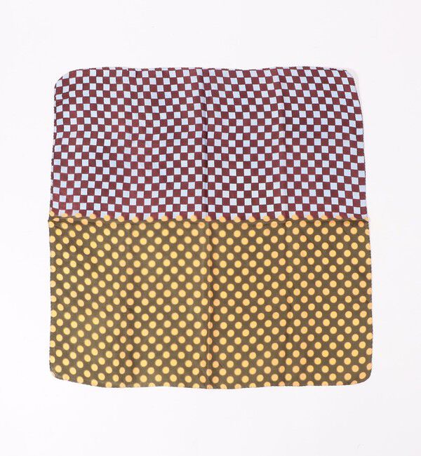 TOMORROWLAND GOODS「EPICE シルク ブロックプリント スカーフ」|バンダナ・スカーフ|