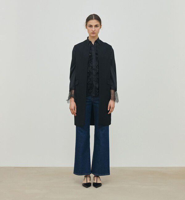 DES PRES「ウールファブリックコンビ ロングジレ」|ベスト・ジレ|