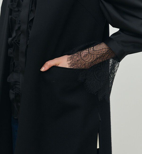 DES PRES「ウールファブリックコンビ ロングジレ」|ベスト・ジレ|