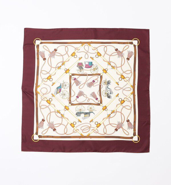 TOMORROWLAND GOODS「Atelier TOMORROWLAND TASSEL シルクスカーフ」|バンダナ・スカーフ|