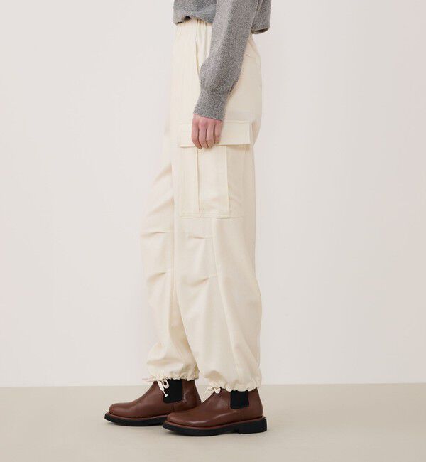 GALERIE VIE「ウールサキソニー イージーカーゴパンツ」|カーゴ|