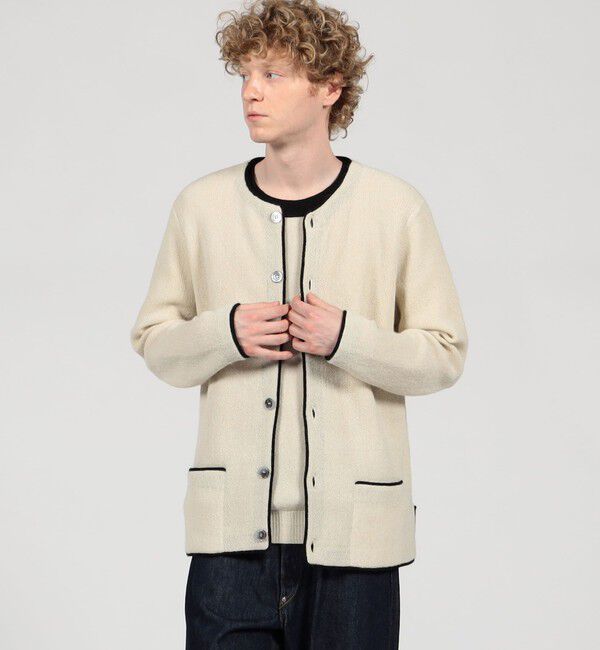 TOMORROWLAND BUYING WEAR「【別注】Raffa Molina パイピング クルーネック ニットカーディガン 」|カーディガン|