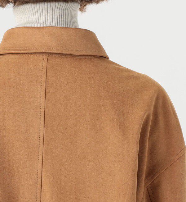 MACPHEE「フェイクスエード カバーオール」|ブルゾン・スタジャン|