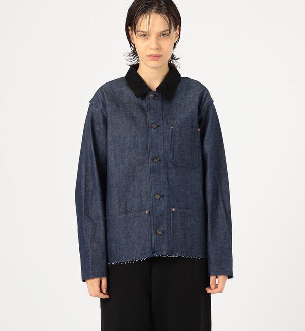 Edition「カットオフ デニムカバーオール」|デニムジャケット|