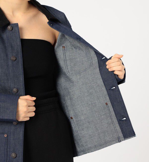 Edition「カットオフ デニムカバーオール」|デニムジャケット|