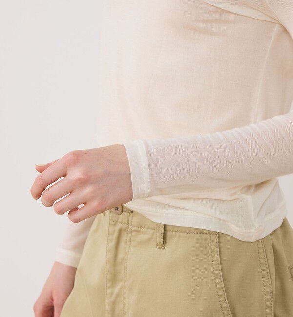 TOMORROWLAND GOODS「V;room シアータートルネックプルオーバー」|Tシャツ・カットソー|