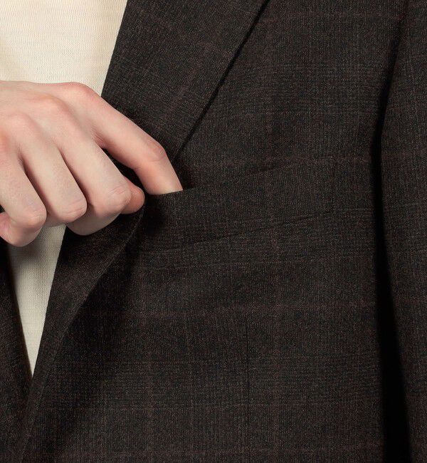 TOMORROWLAND MENS「ウールナチュラルストレッチ シングルブレステッド 2Bジャケット DRAGO」|テーラードジャケット|