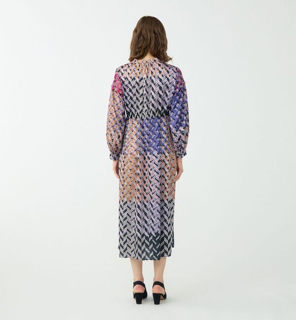 Ballsey「プリズムプリント ウエストギャザーワンピース」|ワンピース|