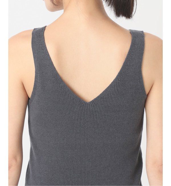 EMILYWEEK「EMILYWEEK &times; NETENE. オープンバックリブタンク」|タンクトップ|