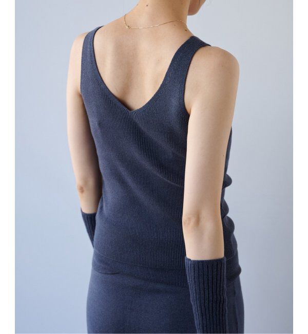 EMILYWEEK「EMILYWEEK &times; NETENE. オープンバックリブタンク」|タンクトップ|