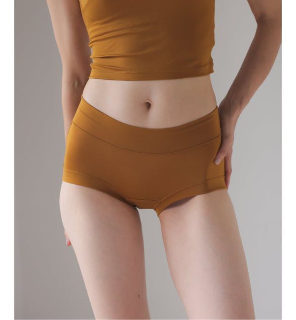 EMILYWEEK「《追加》リヨセルボーイレッグショーツ」|インナー|キャメル