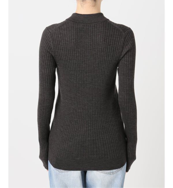 Plage「Collar Wide Rib カーディガン」|カーディガン|