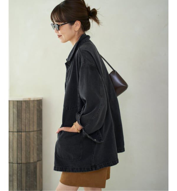 Plage「《一部カラーWEB限定追加》coverall 4」|デニムジャケット|