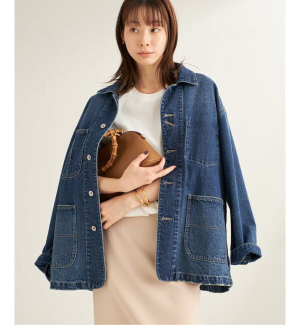 Plage「《一部カラーWEB限定追加》coverall 4」|デニムジャケット|