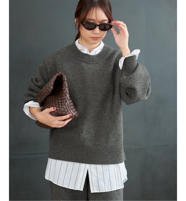 Plage「《追加》R&rsquo;IAM ストールプルオーバー」|ニット・セーター|