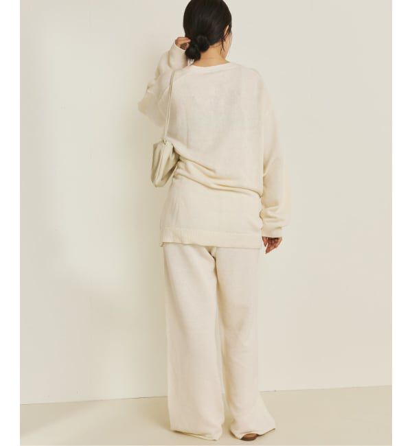 Plage「《予約》organic linen 混 ニットパンツ」|その他|