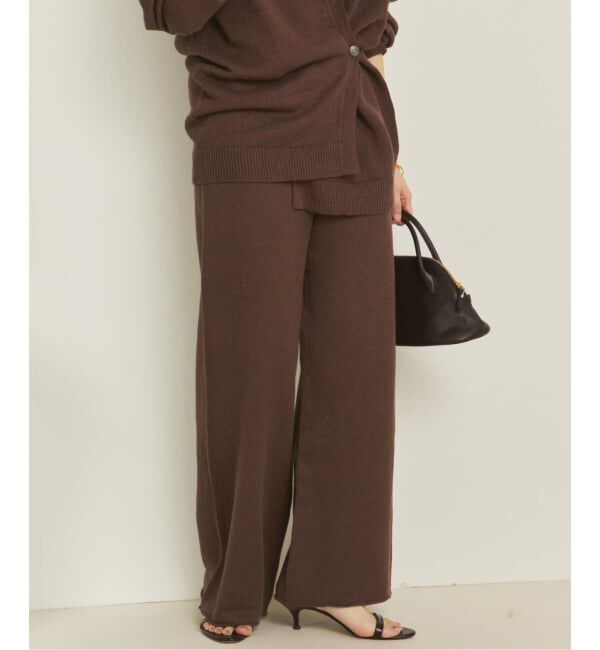 Plage「《予約》organic linen 混 ニットパンツ」|その他|