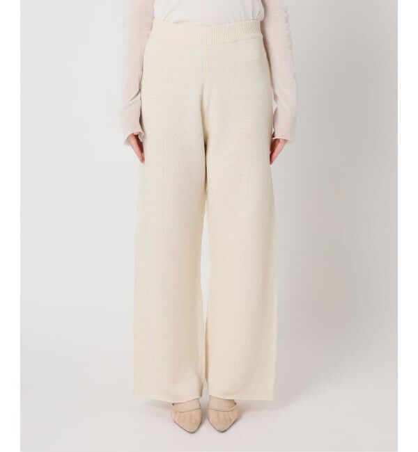 Plage「《予約》organic linen 混 ニットパンツ」|その他|