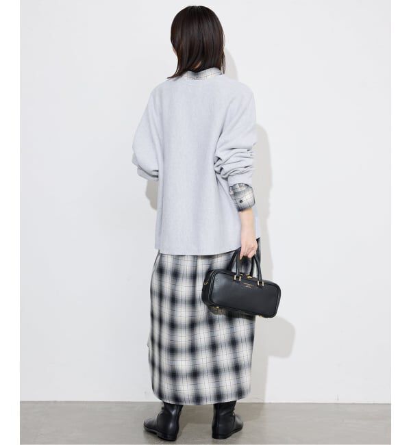 SLOBE IENA「スムースオーバーVネックニット」|ニット・セーター|