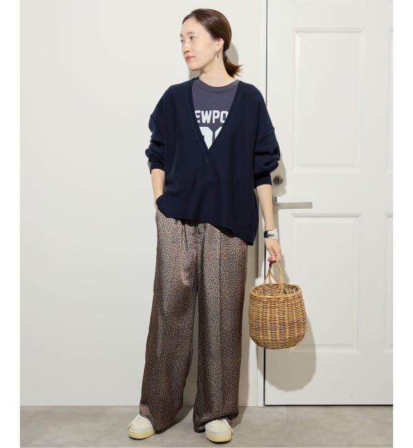 SLOBE IENA「スムースオーバーVネックニット」|ニット・セーター|