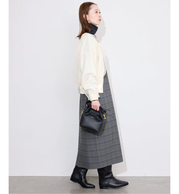 SLOBE IENA「2WAYチュールコンビニットカーディガン」|カーディガン|