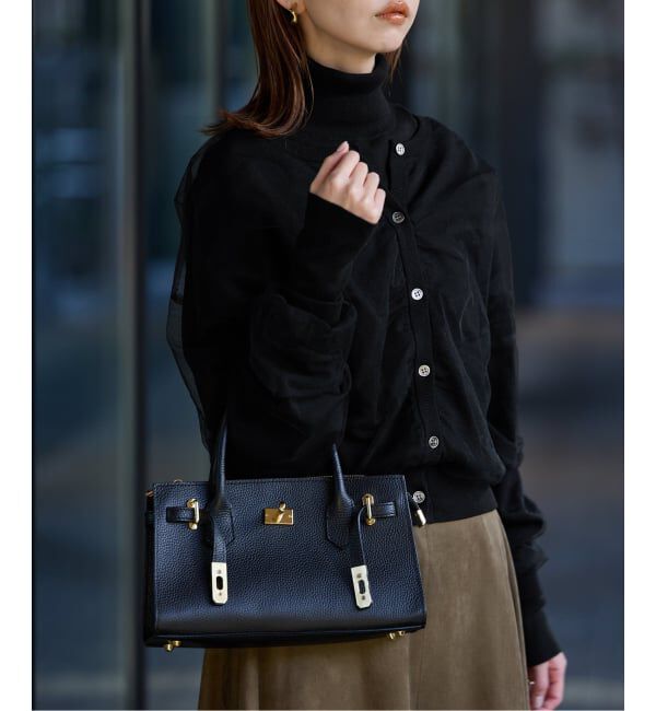 SLOBE IENA「2WAYチュールコンビニットカーディガン」|カーディガン|