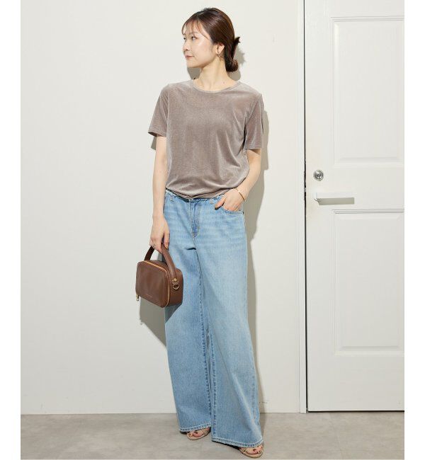 SLOBE IENA「ベロアTシャツ」|Tシャツ・カットソー|