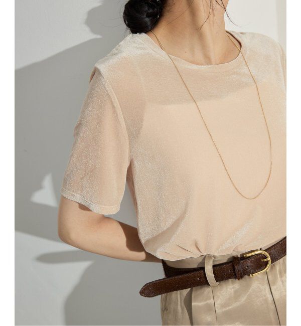 SLOBE IENA「ベロアTシャツ」|Tシャツ・カットソー|