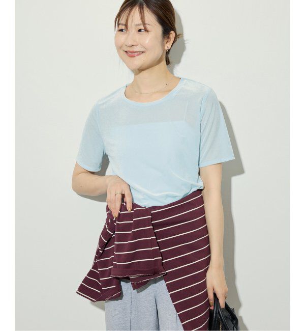 SLOBE IENA「ベロアTシャツ」|Tシャツ・カットソー|