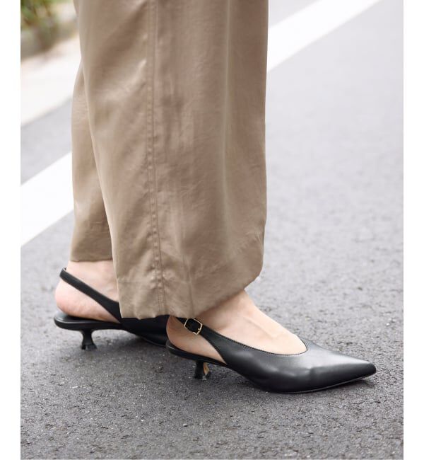 SLOBE IENA「SLOBE ベルトバックスリングパンプス」|パンプス|