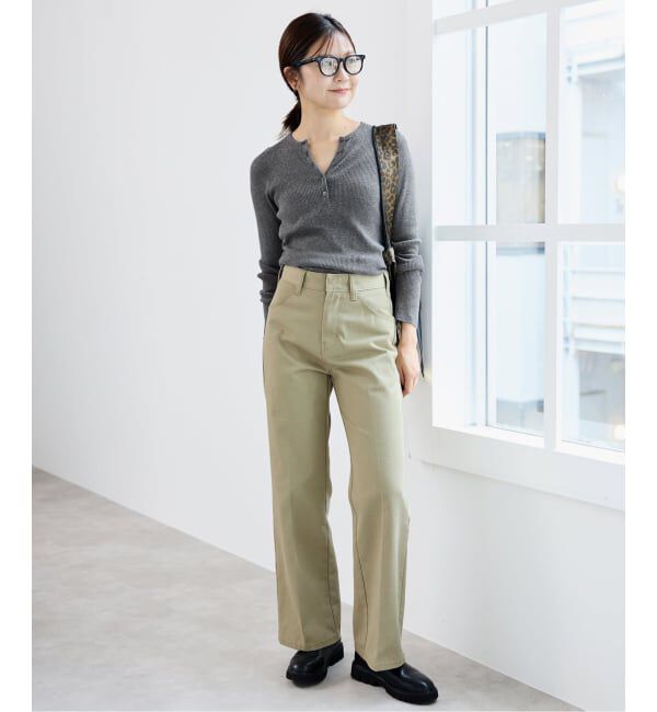 SLOBE IENA「《WEB限定/追加》スイビハイゲージヘンリープルオーバー」|ニット・セーター|