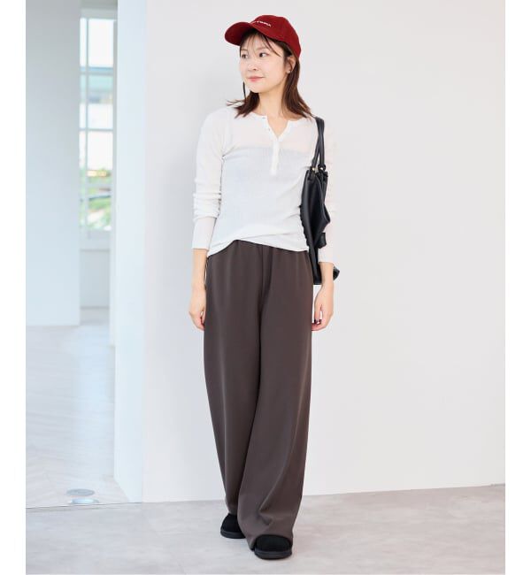 SLOBE IENA「《WEB限定/追加》スイビハイゲージヘンリープルオーバー」|ニット・セーター|